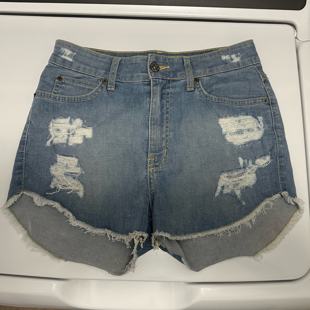 Distressed Denim Women's Shorts